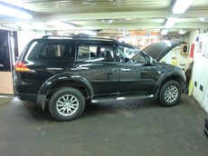 Установка дополнительного оборудования на Mitsubishi Pajero Sport Diesel 2012